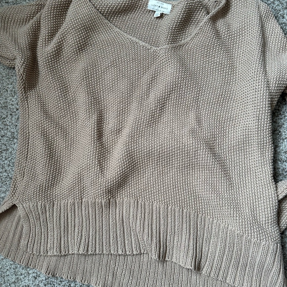 Love by Design Tan Knit Sweater